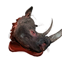 Grey Rhino Head icon