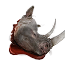 White Rhino Head icon
