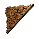 Right-sloping Inverted Sandstone Wall icon