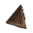 Wooden Wedge Sloped Roof icon