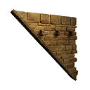 Left-sloping Inverted Stonebrick Wall icon