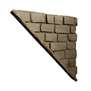 Left-sloping Inverted Reinforced Stone Wall icon