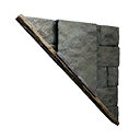 Left-sloping Inverted Black Ice-Reinforced Wall icon