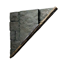 Right-sloping Inverted Black Ice-Reinforced Wall icon