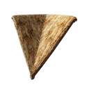 Inverted Thatch Sloped Roof Corner icon