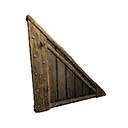 Right-sloping Insulated Wooden Wall icon