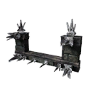 Black Ice-Reinforced Crenelated Wall icon