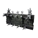 Black Ice-Reinforced Wooden Fence icon