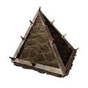 Reinforced Wooden Sloped Roof Corner icon