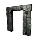 Black Ice-Reinforced Wooden Doorframe icon