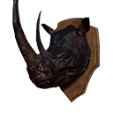 Black Rhino Head Trophy icon